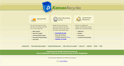 Desktop Screenshot of kansasrecycles.org